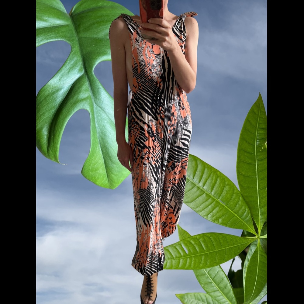 Free People Zebra Jumpsuit